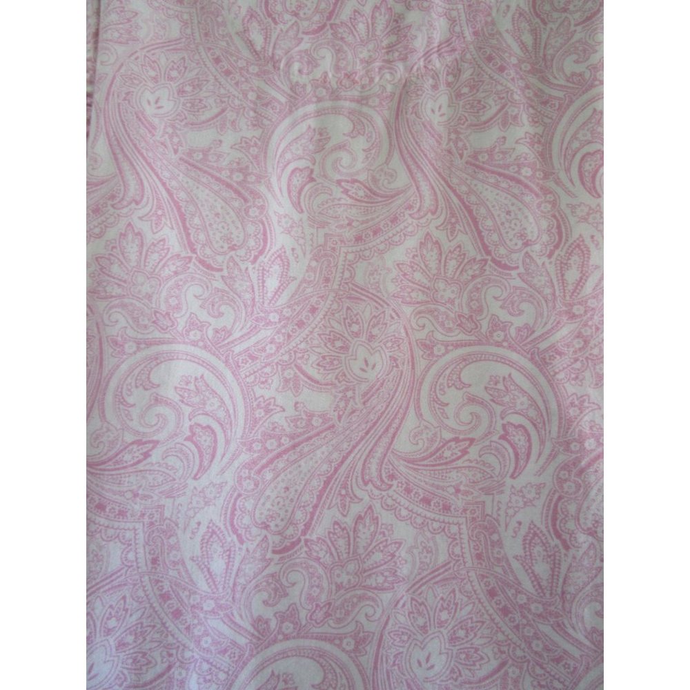 Lauren Ralph Lauren Pink Paisley Menswear Button Up Nightshirt Ladies L EUC - Picture 14 of 16